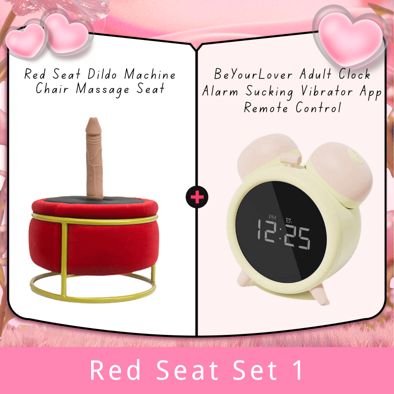 Red Seat Dildo Machine Chair Massage Seat - Lurevibe