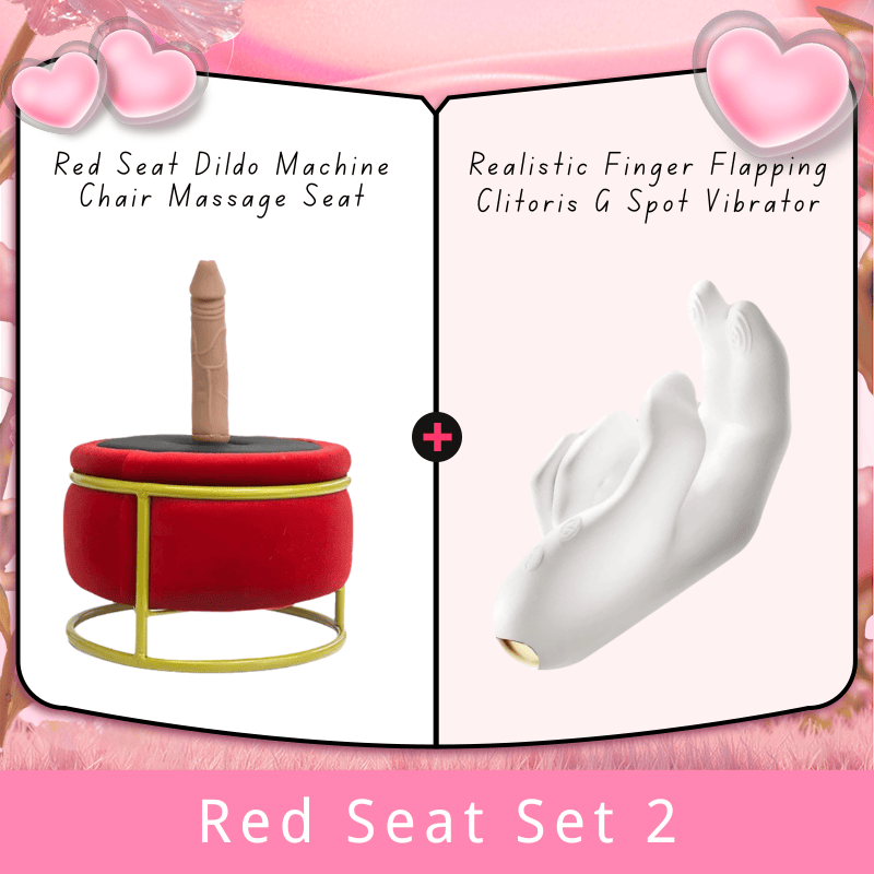 Red Seat Dildo Machine Chair Massage Seat - Lurevibe