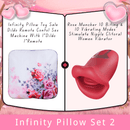 Infinity Pillow Toy Sale Dildo Remote Contol Sex Machine With 1*Dildo 1*Remote - Lurevibe