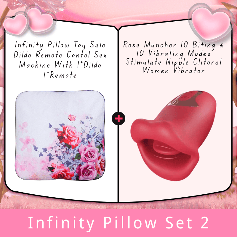 Infinity Pillow Toy Sale Dildo Remote Contol Sex Machine With 1*Dildo 1*Remote - Lurevibe