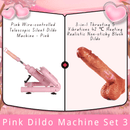 Pink Wire-controlled Telescopic Silent Dildo Machine - Lurevibe