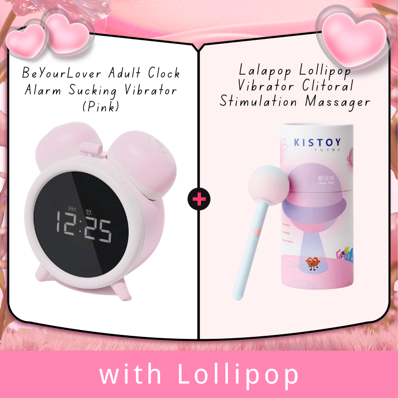 BeYourLover Adult Clock Alarm Sucking Vibrator App Remote Control - Lurevibe