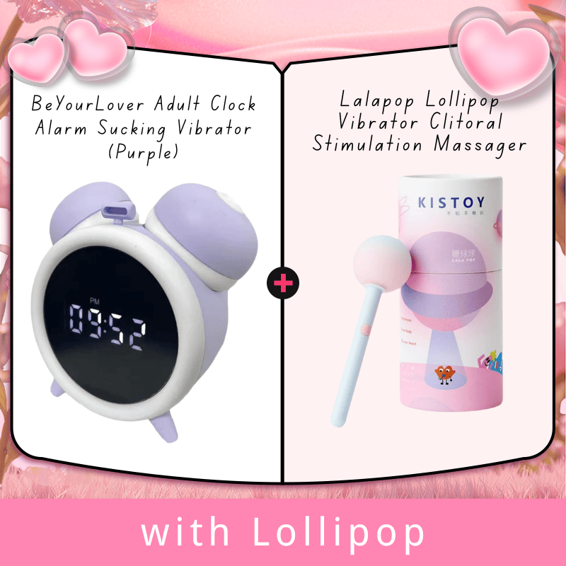 BeYourLover Adult Clock Alarm Sucking Vibrator App Remote Control - Lurevibe