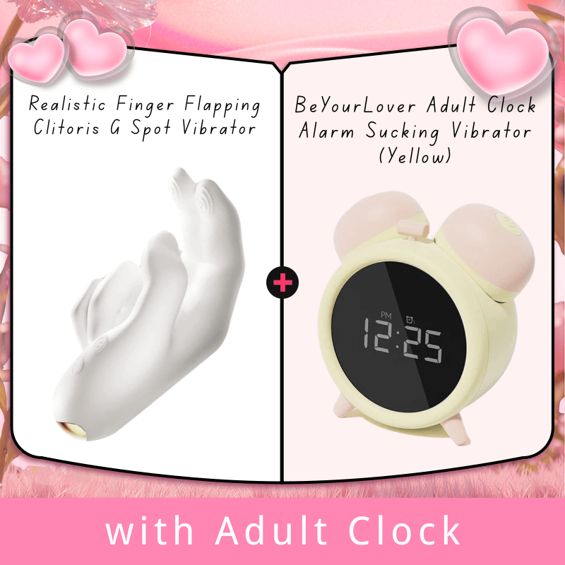 Realistic Finger Flapping Clitoris G Spot Vibrator