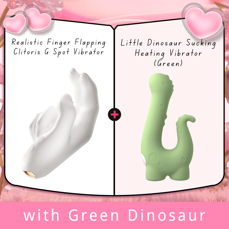 Realistic Finger Flapping Clitoris G Spot Vibrator