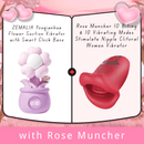 ZEMALIA Youqianhua Flower Suction Vibrator with Smart Clock Base