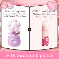 ZEMALIA Youqianhua Flower Suction Vibrator with Smart Clock Base