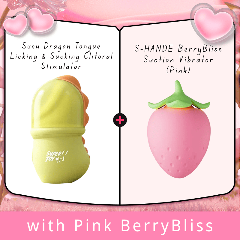 Susu Dragon Tongue Licking & Sucking Clitoral Stimulator