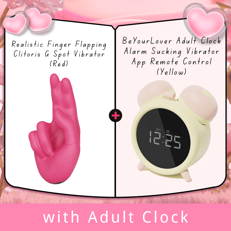 Realistic Finger Flapping Clitoris G Spot Vibrator