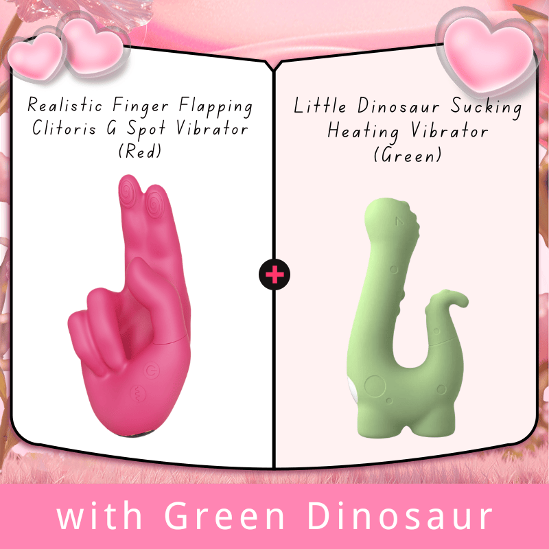 Realistic Finger Flapping Clitoris G Spot Vibrator