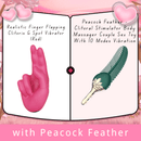 Realistic Finger Flapping Clitoris G Spot Vibrator