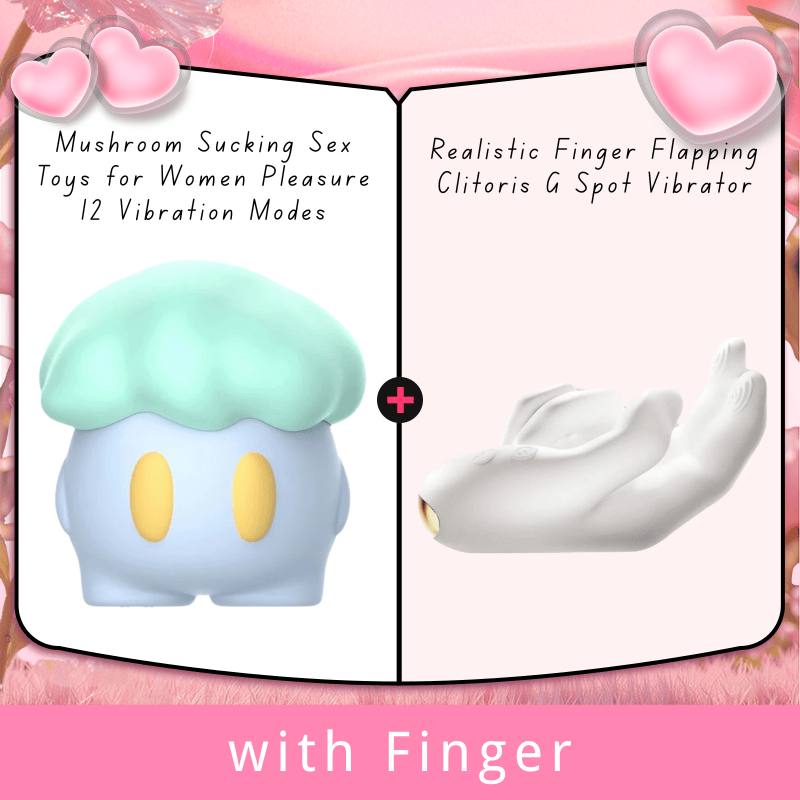 Lurevibe - Mushroom Sucking Sex Toys for Women Pleasure 12 Vibration Modes