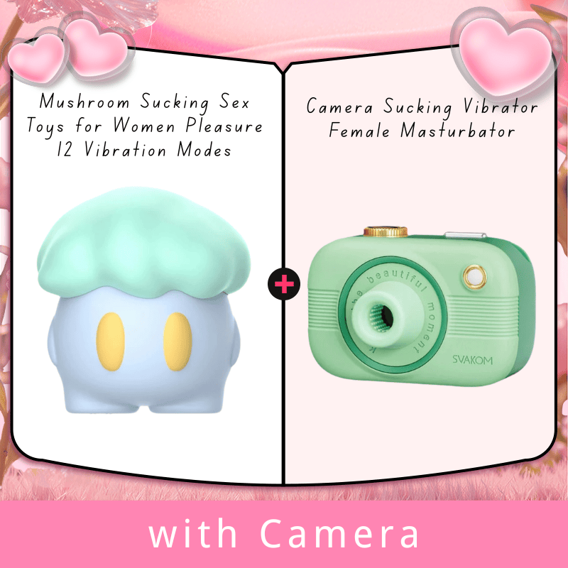 Lurevibe - Mushroom Sucking Sex Toys for Women Pleasure 12 Vibration Modes