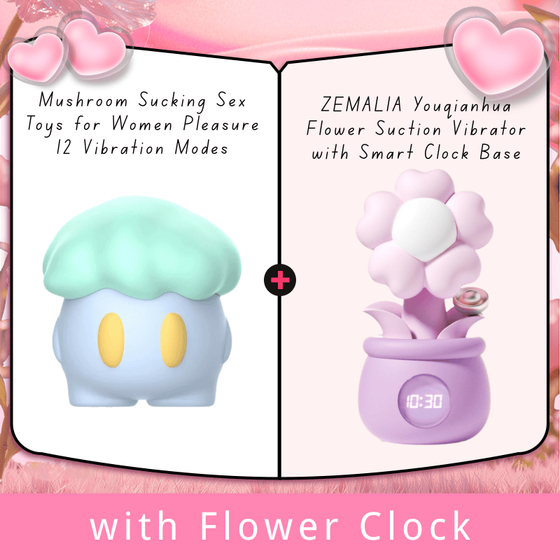 Lurevibe - Mushroom Sucking Sex Toys for Women Pleasure 12 Vibration Modes