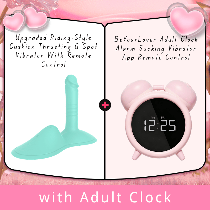 Upgraded Riding-Style Cushion Thrusting G Spot Vibrator With APP