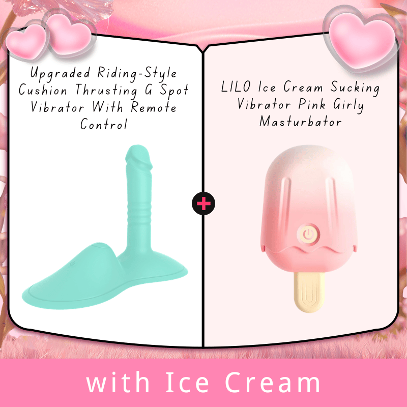 Upgraded Riding-Style Cushion Thrusting G Spot Vibrator With APP