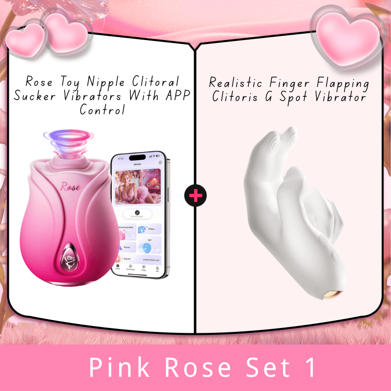 Rose Toy Nipple Clitoral Sucker Vibrators With APP Control - Lurevibe