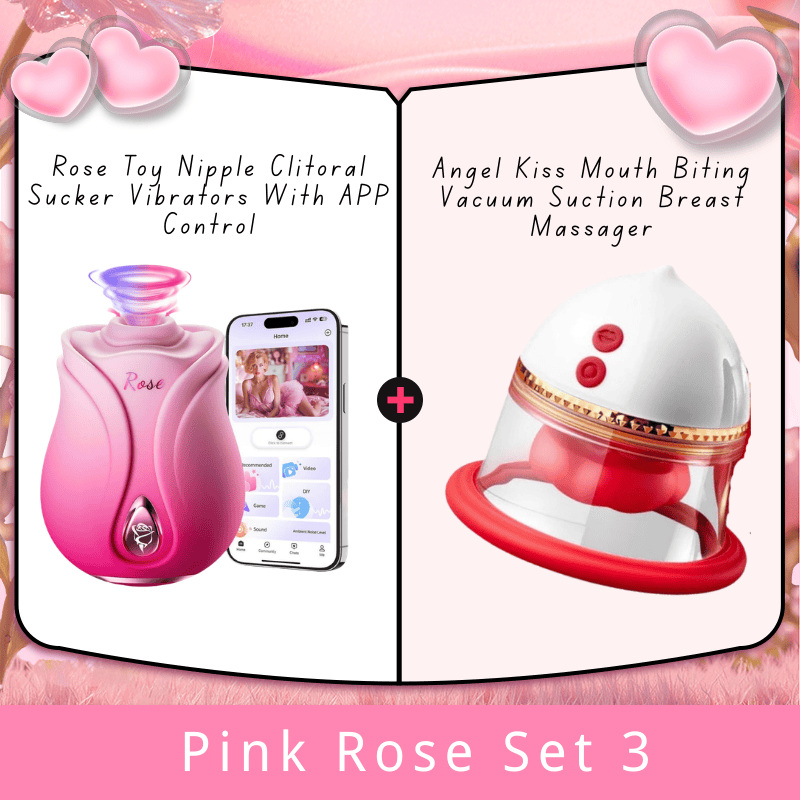 Rose Toy Nipple Clitoral Sucker Vibrators With APP Control - Lurevibe