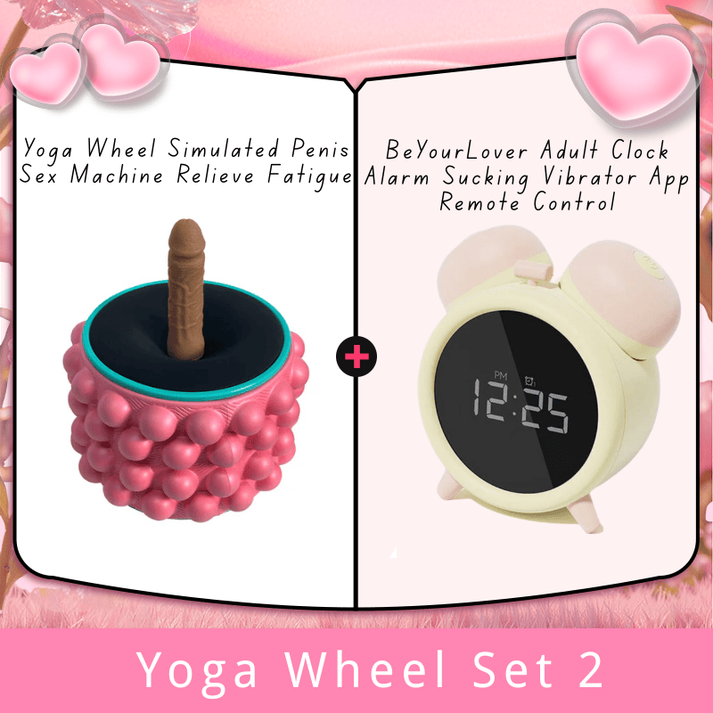 Yoga Wheel Simulated Penis Sex Machine Relieve Fatigue - Lurevibe