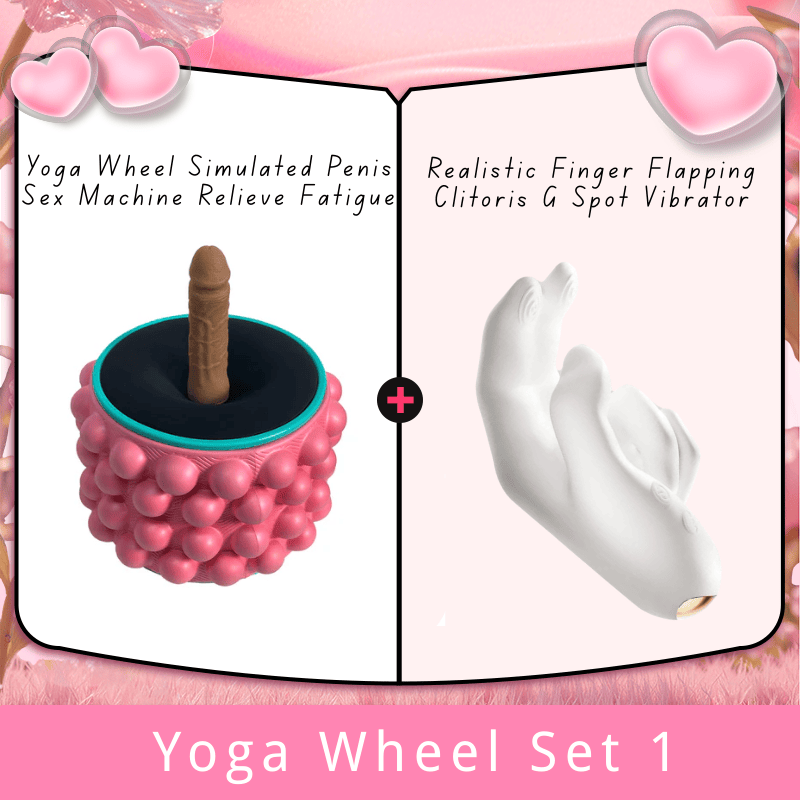 Yoga Wheel Simulated Penis Sex Machine Relieve Fatigue - Lurevibe