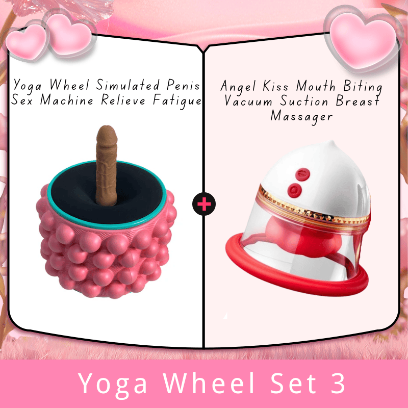 Yoga Wheel Simulated Penis Sex Machine Relieve Fatigue - Lurevibe