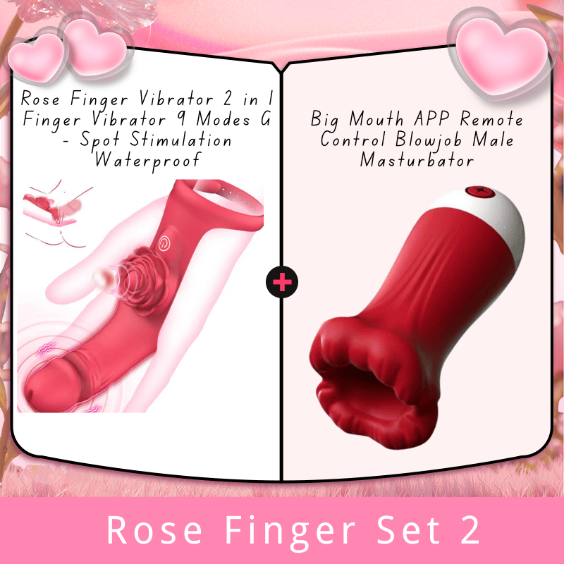 Rose Finger Vibrator G Spot Stimulation Flexible Stimulation Lurevibe Rose Finger Vibrator G Spot Stimulation Flexible Stimulation Lurevibe