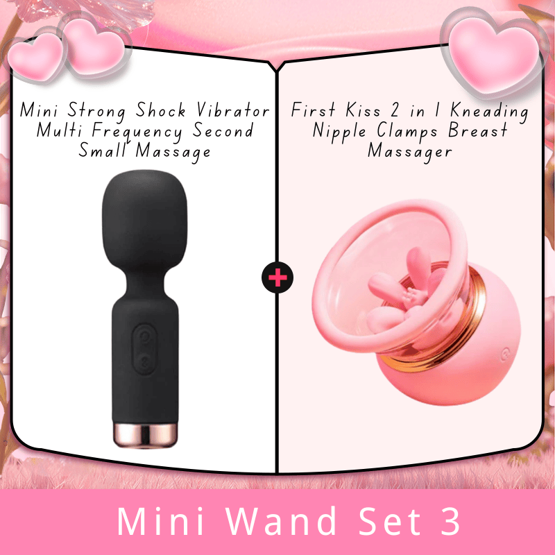 Lurevibe -Mini Strong Shock  Vibrator Multi Frequency Second Small Massage - Lurevibe