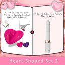 Heart-Shaped Invisible Wireless Remote Control Wearable Vibrator - Lurevibe