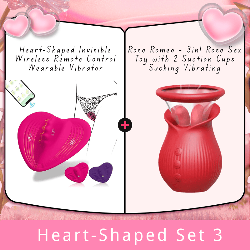 Heart-Shaped Invisible Wireless Remote Control Wearable Vibrator - Lurevibe