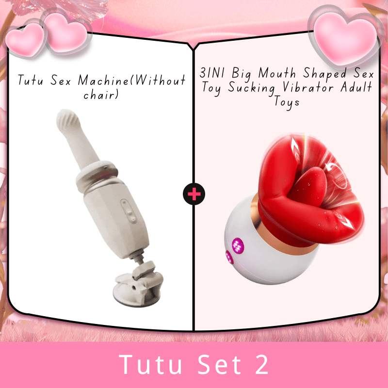 Tutu Sex Cannon Machine With Cushioned Chair - Lurevibe