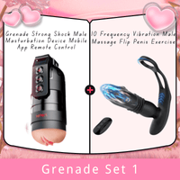 Grenade Strong Shock Masturbationsgerät für Männer, mobile App, Fernbedienung