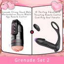 Grenade Strong Shock Masturbationsgerät für Männer, mobile App, Fernbedienung