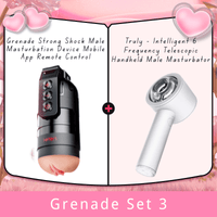 Grenade Strong Shock Masturbationsgerät für Männer, mobile App, Fernbedienung