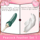 Peacock Feather Set 1