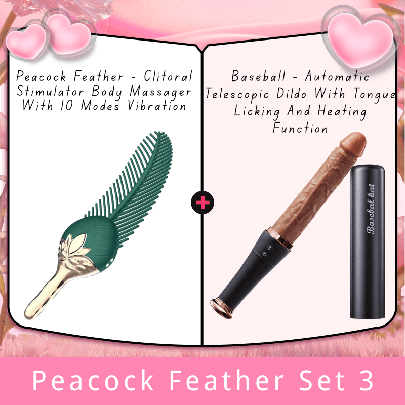 Peacock Feather Clitoral Stimulator Body Massager Vibration Toy Lurevibe Peacock Feather Clitoral Stimulator Body Massager Vibration Toy Lurevibe