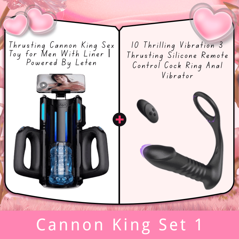 Stoendes Cannon King Sexspielzeug fr Mnner mit Innenring | Lurevibe Stoendes Cannon King Sexspielzeug fr Mnner mit Innenring | Lurevibe