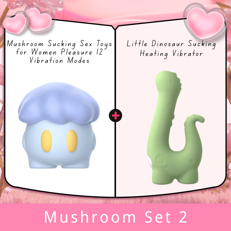 Lurevibe - Mushroom Sucking Sex Toys for Women Pleasure 12 Vibration Modes - Lurevibe