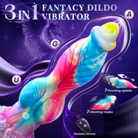 Phoenix 7 Thrusting Vibrating Big Sucker Monster Dildo 10.23 Inch - Lurevibe