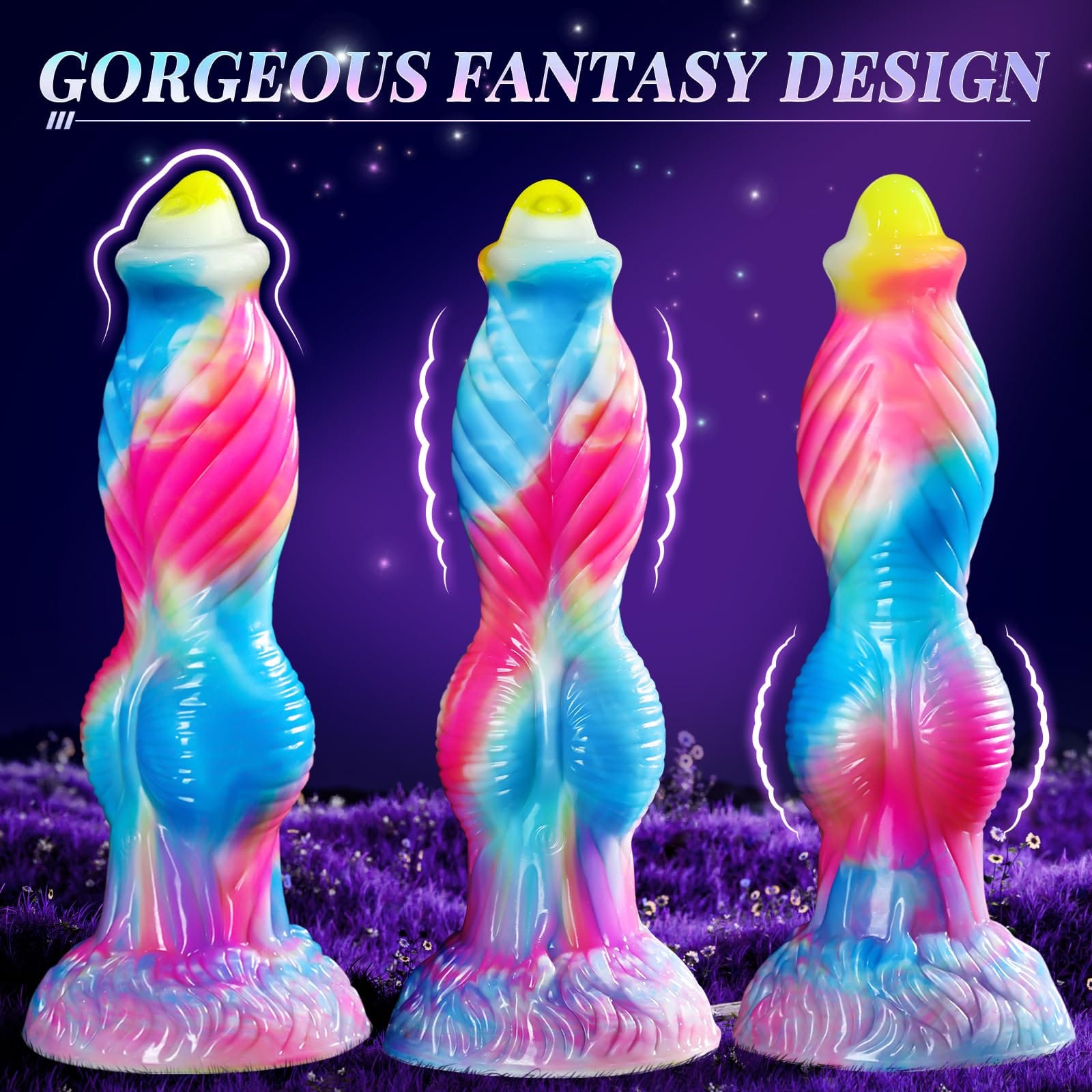 Phoenix 7 Thrusting Vibrating Big Sucker Monster Dildo 10.23 Inch - Lurevibe