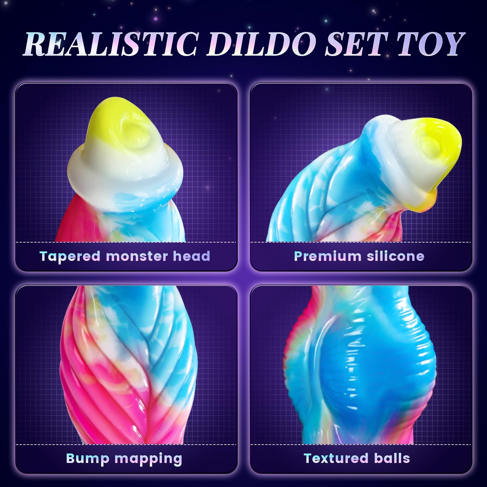 Phoenix 7 Thrusting Vibrating Big Sucker Monster Dildo 10.23 Inch - Lurevibe
