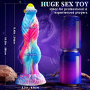 Phoenix 7 Thrusting Vibrating Big Sucker Monster Dildo 10.23 Inch - Lurevibe