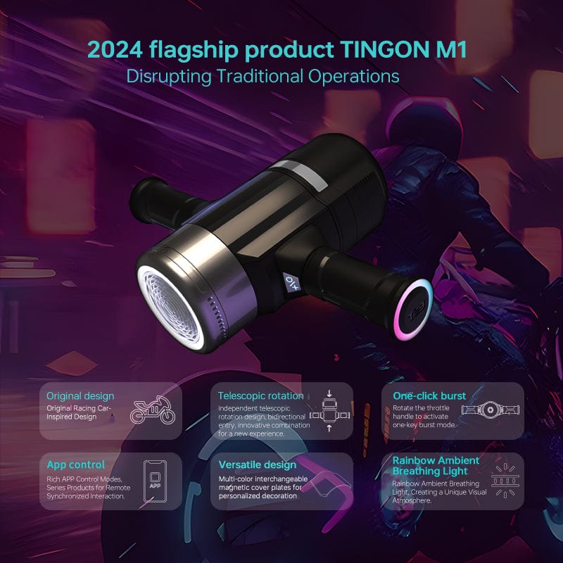 Tingon M1 Intelligent Rotation Thrusting Male Masturbator APP Control
