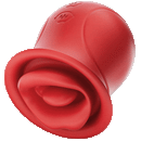 Rose Muncher - Licking Tongue Vibrator 10 French Kissing Modes - Lurevibe
