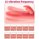G-spot Clitoral Stimulation 12 Frequency Simulation Tongue Vaginal Massage Vibrator - Lurevibe