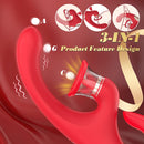 Sandra Tongue Licking Vacuum Suction Clitoral G-spot Vibrator - Lurevibe