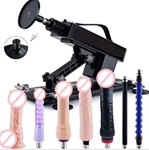 Lurevibe - Automatic Sex Machine Sex Toys Love Machine Device Gun with 6 Attachments