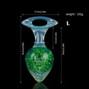 Aurora Crystal Heart-Shaped Anal Plug with Ergonomic Finger-Loop Base - Lurevibe