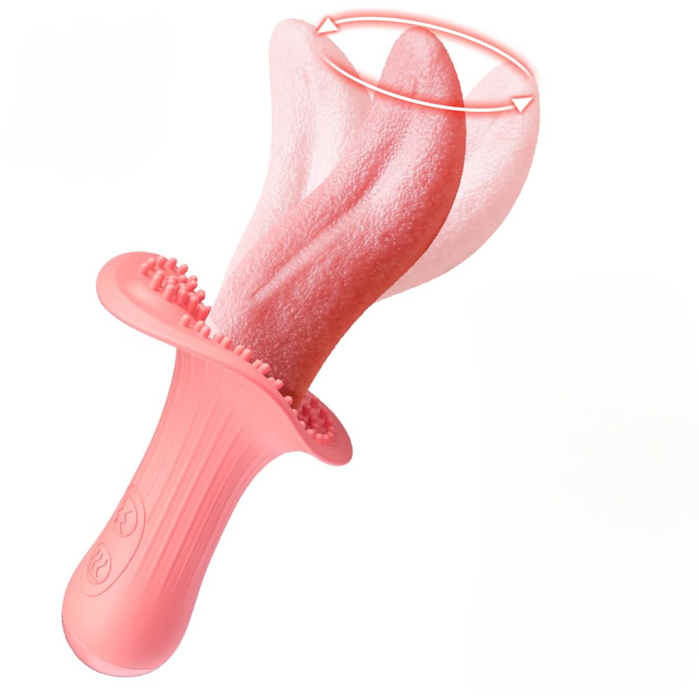 Lurevibe - Rose Realistic Tongue Licking Massage Vibrator - Lurevibe