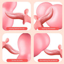 Lurevibe - Rose Realistic Tongue Licking Massage Vibrator - Lurevibe