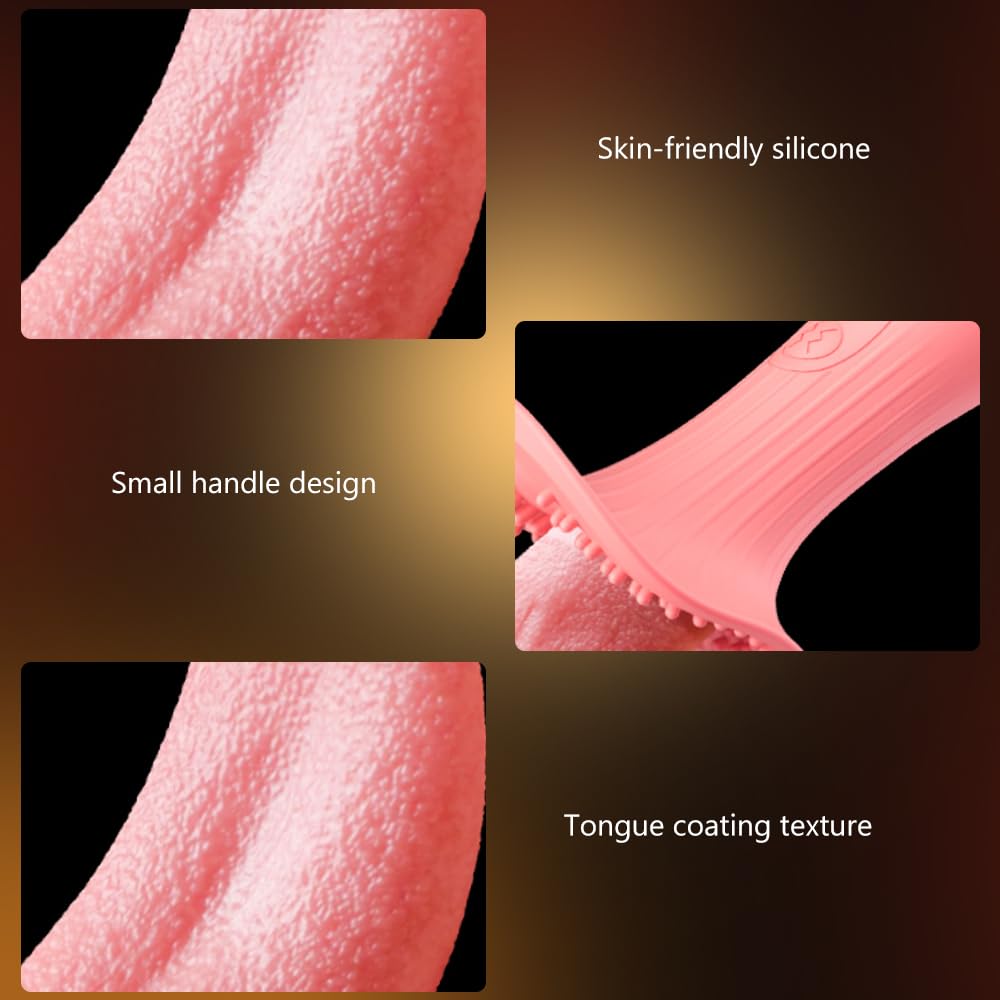 Lurevibe - Rose Realistic Tongue Licking Massage Vibrator - Lurevibe